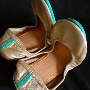 Tieks Champagne Limited Edition Size 10